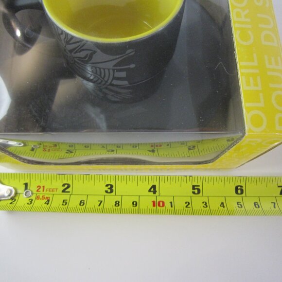 Cirque Du Soleil 2 Piece Espresso Set - Porcelain - Cup & Saucer - New Open Box - Picture 7 of 8